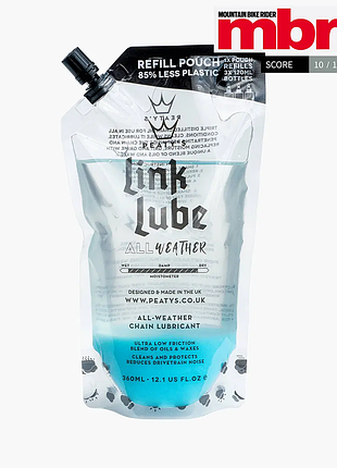 Мастило для ланцюга peaty's linklube all-weather, 360ml
