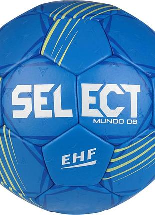 М'яч гандбольний select mundo db v24 синій уні 3