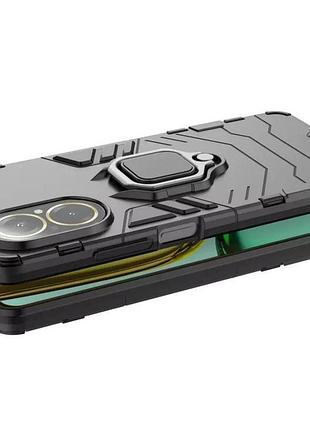 Чохол бампер primolux ring armor для realme c67 4g - black 2