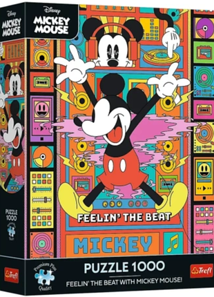 Пазл trefl mickey and friends почувствуй ритм с микки маусом 1000 элементов 12142