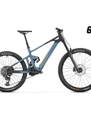 Електровелосипед mondraker dune r carbon 29/27.5'' 170mm, 400wh bosch sx, blue/yellow, l