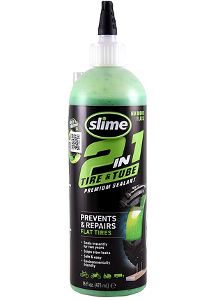 Герметик для бескамерок slime 2-in-1 premium, 473мл