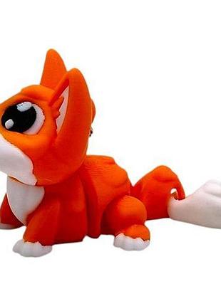 3d брелоки "cute fox / милая лисичка", keychain, 3d печать