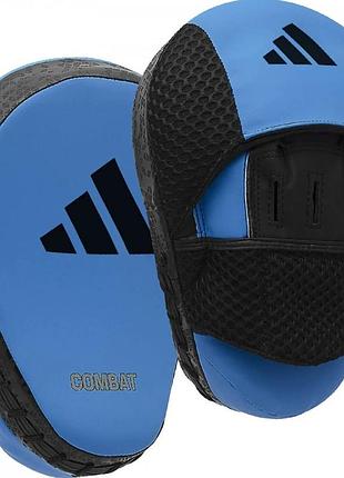 Лапы adidas combat 50 | синий/черный | adic50fm