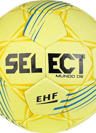 М'яч гандбольний select mundo db v24 жовтий уні 0