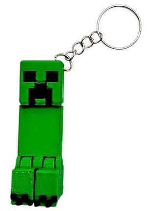 3d брелоки minecraft/майнкрафт creeper/кріпер keychain, 3d друк