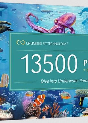 Пазл безграничная коллекция: окунись в подводный рай 13500 элементов trefl