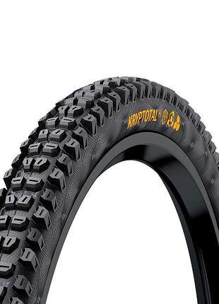 Покрышка бескамерная continental kryptotal-r downhill 29 x 2.40 soft черная, складная skin