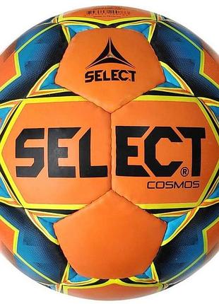 Мяч футбольный select cosmos extra everflex оранжево-синий уни 5