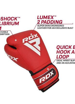 Боксерские перчатки rdx a5 apex red 12 ун. 4