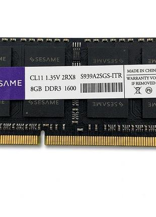 Sesame 8gb ddr3 1600mhz s939a2sgs-itr оперативна пам'ять 8 гб ддр3 1600 мгц для ноутбука