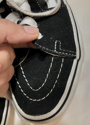 590 грн! vans високі замшеві кеди унісекс 5