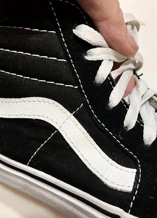 590 грн! vans високі замшеві кеди унісекс 8