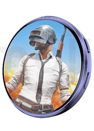 Цифровий led-значок cyberbadge e87 з hd-екраном 128 мб — електронний бейдж з bluetooth, додатком, підтримкою gif, відео та фото,
