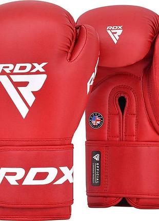 Боксерские перчатки rdx boxing gloves as2 красный уни 10 унций