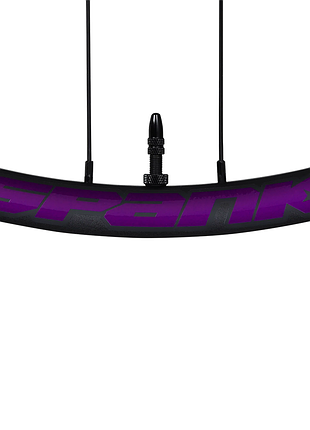 Набор наклеек на обода spank decal kit, purple