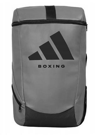 Рюкзак adidas с черным логотипом boxing | серый | adiacc090b