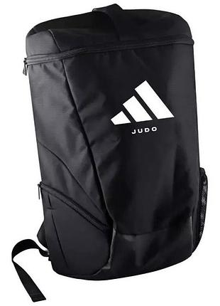 Рюкзак adidas с белым логотипом judo | черный | adiacc090j