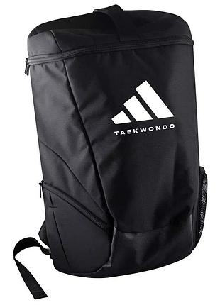 Рюкзак adidas taekwondo backpack | чорно/білий | adiacc090t