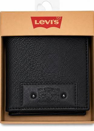 Гаманець чоловічий levi's оригінал 31lp220192 black, портмоне levi's, гаманець чоловічий, привезений зі сша
