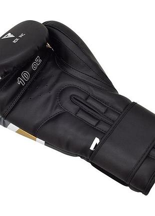 Боксерські рукавички rdx rex leather black 16 ун. 4