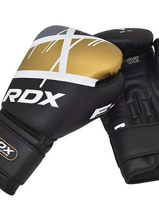 Боксерські рукавички rdx rex leather black 16 ун. 5