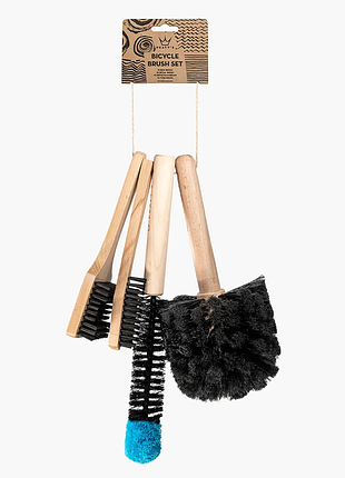 Набор щеток peaty's bicycle brush set, bog / detail / drivetrain / tyre, 4шт