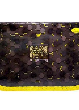 Пенал, що займається на блискавці "game over" 190*130 мм