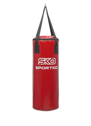Боксерский мешок sportko боченок мп-6 красный