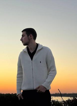 Кардиган polo ralph lauren white luxe