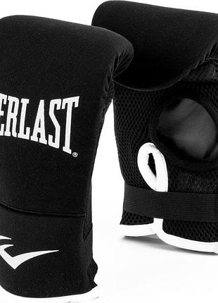 Боксерські рукавиці everlast core slip on boxing glove чорний уні one size