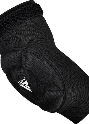 Налокітники rdx hosiery elbow foam чорний, білий уні l