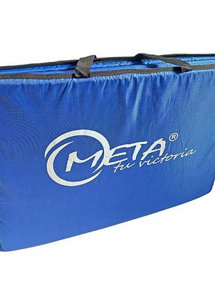 Коврик складной meta folding mat синий уни 180х60х4 см