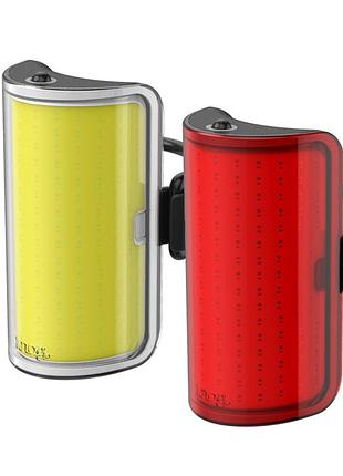 Комплект мигалок передня + задня knog mid cobber twinpack 320/170 lumens
