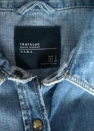 Фирменная джинсовая рубашка блузон5 фото