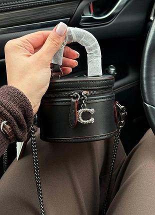 Coach trail crossbody 12 black [оригинальная коробка] 11,5 х 8 х 8,5