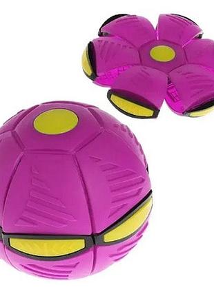 Мяч трансформер flat ball disk с led подсветкой 5