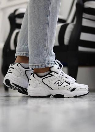 New balance 452 white black  кроссовки нью беланс наложенный платёж купить9 фото