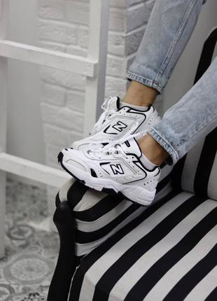 New balance 452 white black  кроссовки нью беланс наложенный платёж купить8 фото