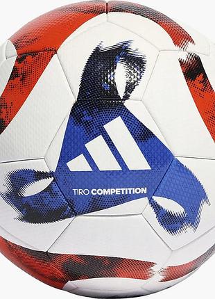 М'яч футбольний adidas tiro com білий, синій, червоний уні 4