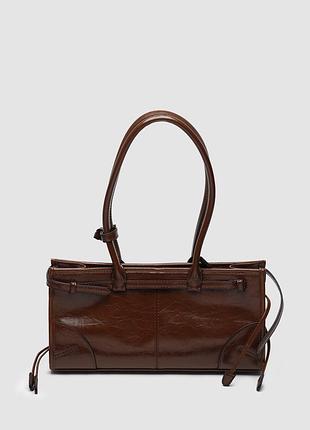 💎 prada medium leather handbag chocolate 2