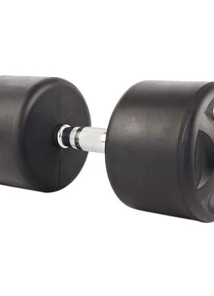 Гантель обрезиненная stein 28 кг