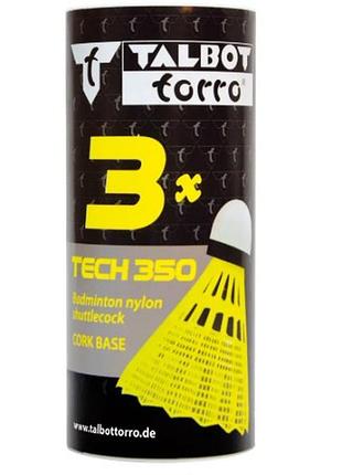 Волани talbot tech 350 shuttle yellow, fast 3шт.