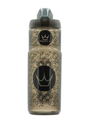 Фляга peaty's x fidlock lockin bottle, crown / smoke, 600ml