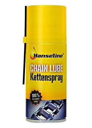 Смазка для цепи спрей нanseline chaine lube kettenspray, 150мл