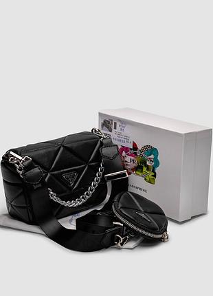 💎 prada re-nylon padded shoulder black 4