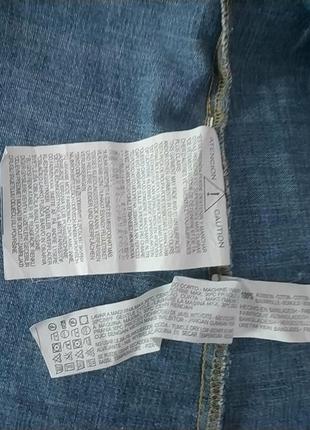 Фирменная джинсовая рубашка блузон4 фото