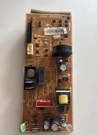 Плата управления de41-00342a для микроволновки samsung mw73vr, бу, рабочая