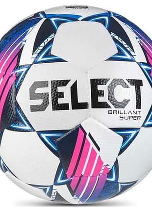 Мяч футбольный select brillant super fifa pfl v24 белый, синий уни 5