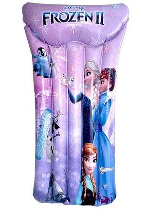 Детский надувной матрас с подушкой "холодное сердце / frozen" 100 см